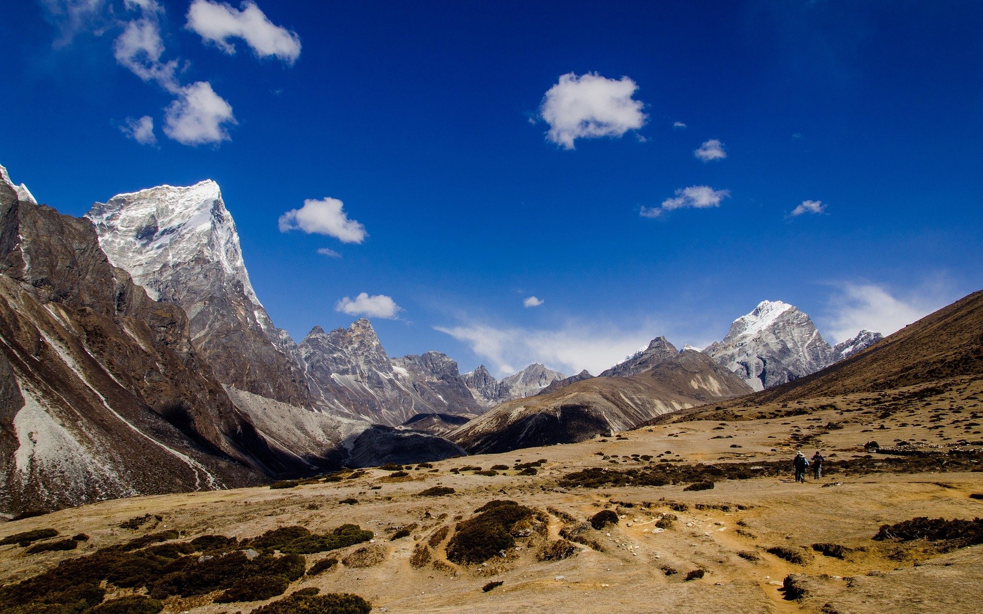 Himalayan landscape welcoming travelers to Nepal